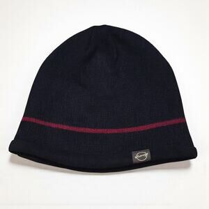 Men's WEATHERPROOF Wool Blend Black Warm Fall Winter Beanie Hat Cap